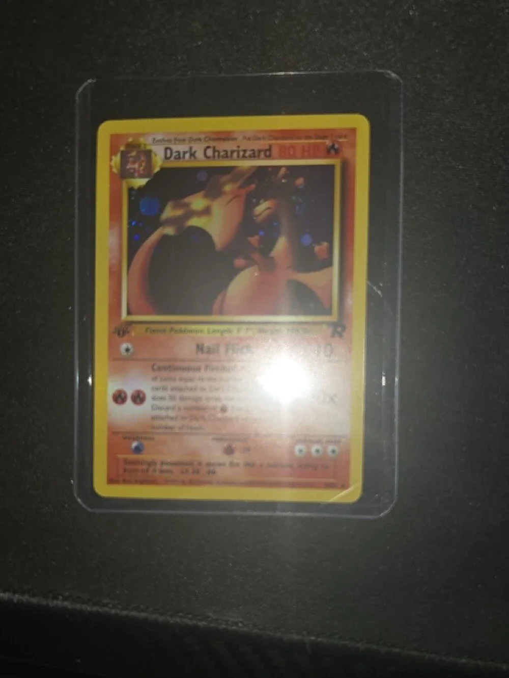 Dark Charizard Proxy Holographic Card